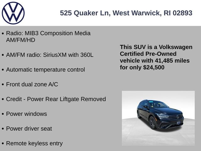 2023 Volkswagen Tiguan 2.0T SE