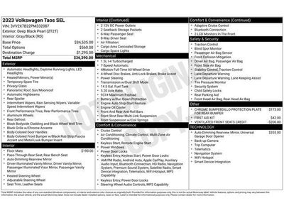 2023 Volkswagen Taos 1.5T SEL