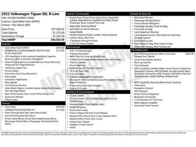 2023 Volkswagen Tiguan 2.0T SEL R-Line