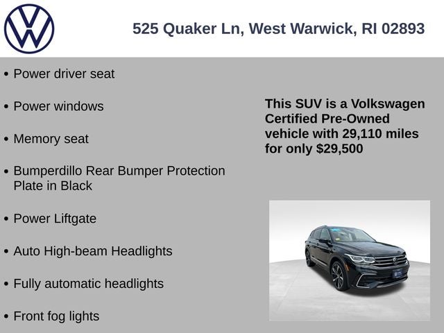 2023 Volkswagen Tiguan 2.0T SEL R-Line
