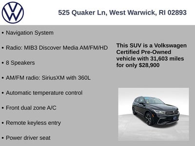 2023 Volkswagen Tiguan 2.0T SEL R-Line