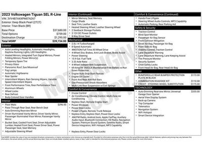 2023 Volkswagen Tiguan 2.0T SEL R-Line
