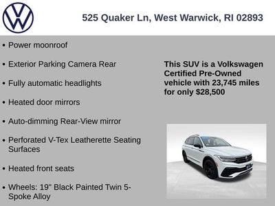 2023 Volkswagen Tiguan 2.0T SE R-Line Black