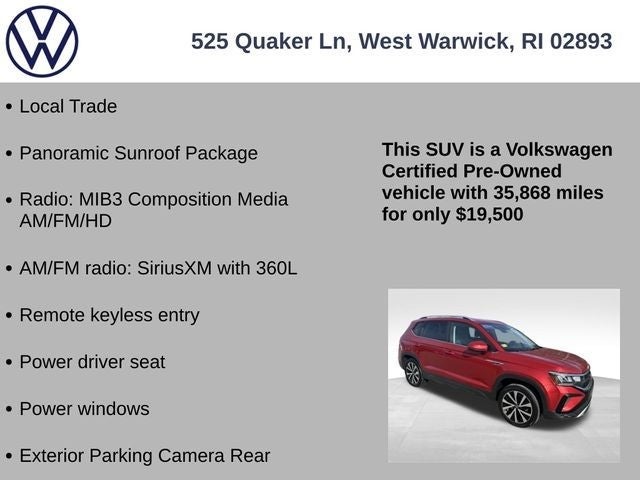 2022 Volkswagen Taos SE