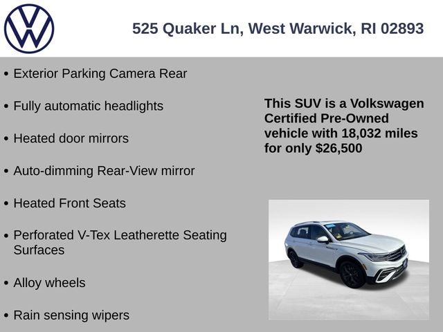 2024 Volkswagen Tiguan 2.0T SE