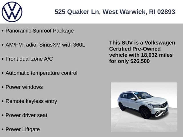 2024 Volkswagen Tiguan 2.0T SE