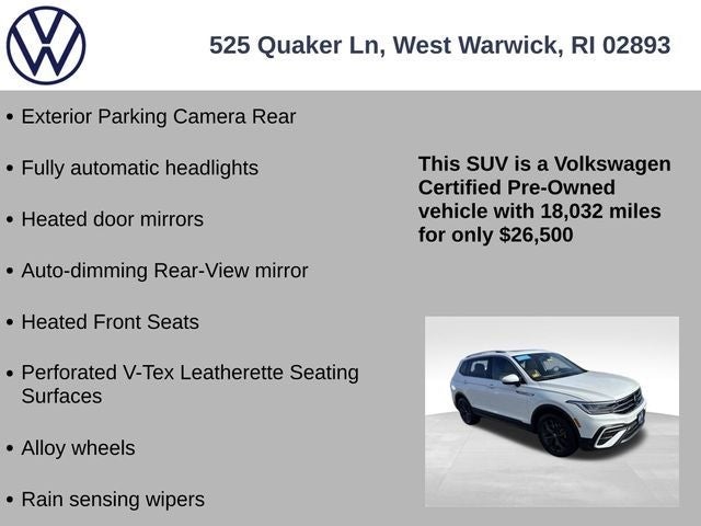 2024 Volkswagen Tiguan 2.0T SE