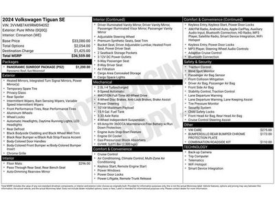 2024 Volkswagen Tiguan 2.0T SE
