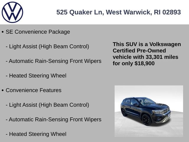 2022 Volkswagen Taos 1.5T SE