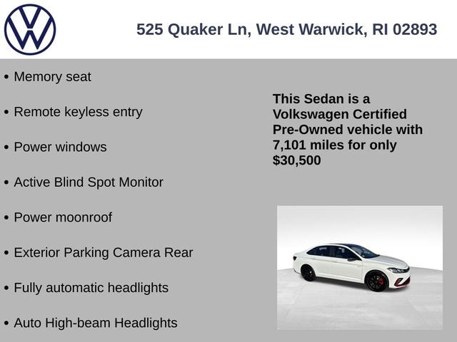 2025 Volkswagen Jetta GLI 2.0T Autobahn