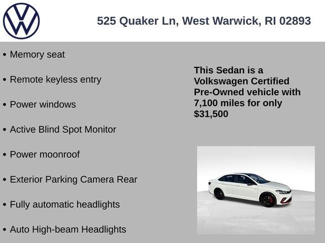 2025 Volkswagen Jetta GLI 2.0T Autobahn