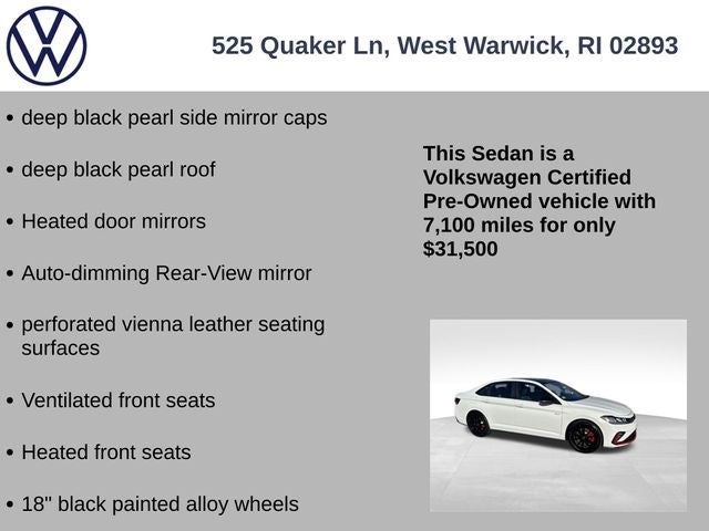 2025 Volkswagen Jetta GLI 2.0T Autobahn