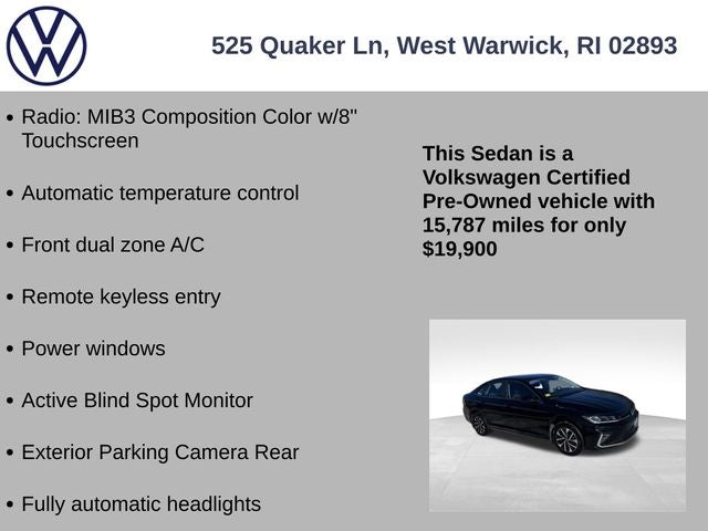 2025 Volkswagen Jetta 1.5T S