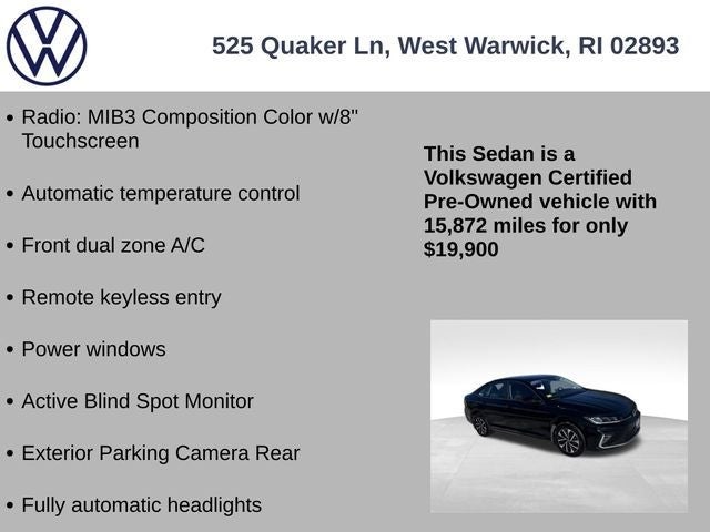 2025 Volkswagen Jetta 1.5T S