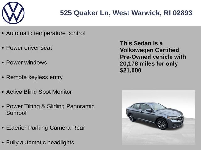 2024 Volkswagen Jetta 1.5T SE