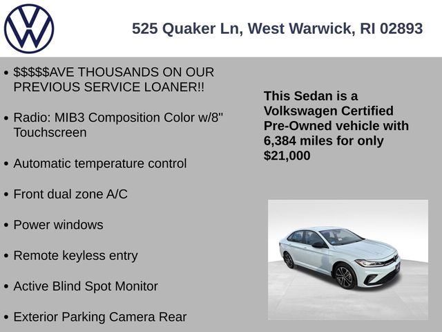 2025 Volkswagen Jetta 1.5T Sport