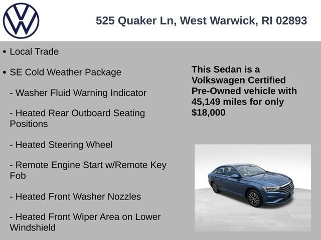 2021 Volkswagen Jetta 1.4T SE