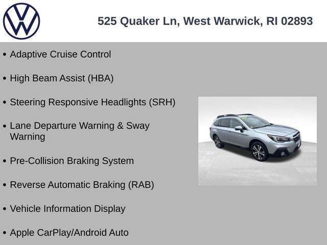 2018 Subaru Outback 2.5i Limited