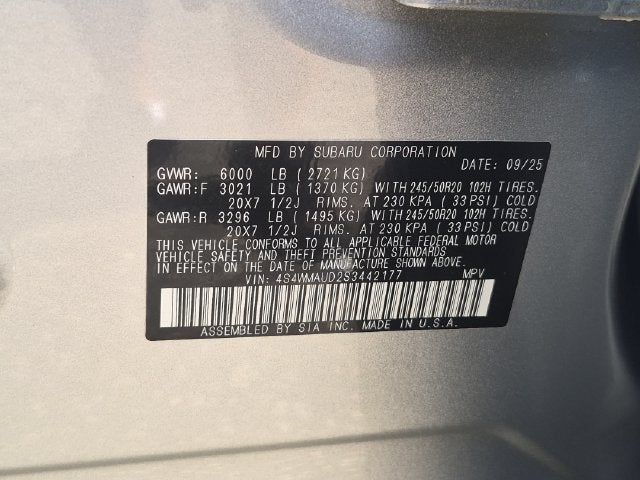 2025 Subaru Ascent Touring