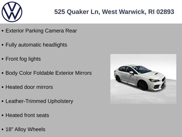2018 Subaru WRX Limited