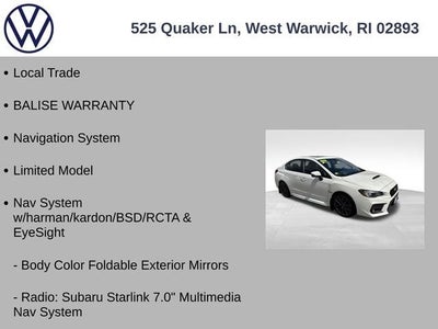 2018 Subaru WRX Limited