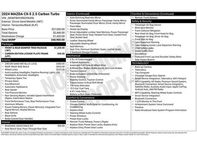 2024 Mazda Mazda CX-5 2.5 Carbon Turbo