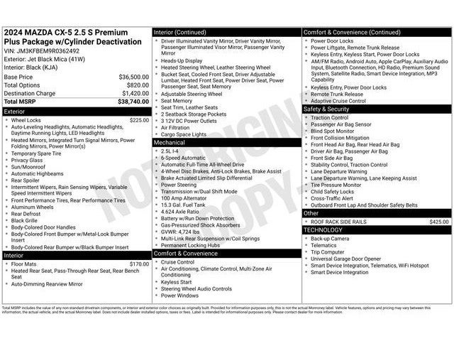 2024 Mazda Mazda CX-5 2.5 S Premium Plus Package