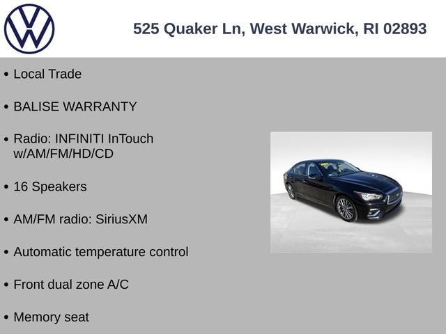 2022 INFINITI Q50 LUXE