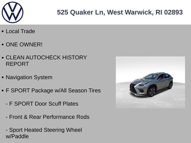 2020 Lexus NX 300 F Sport