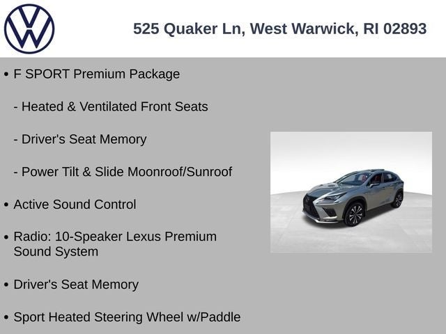 2020 Lexus NX 300 F Sport