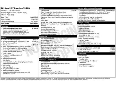 2023 Audi Q7 55 Premium quattro
