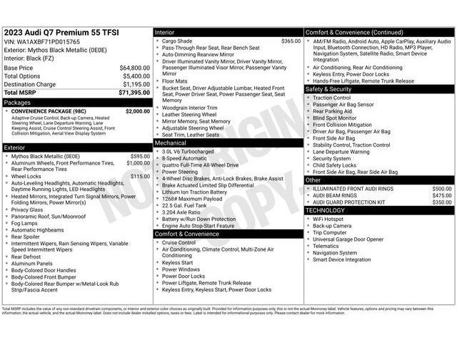 2023 Audi Q7 55 Premium quattro