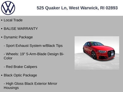 2018 Audi RS 3 2.5T quattro