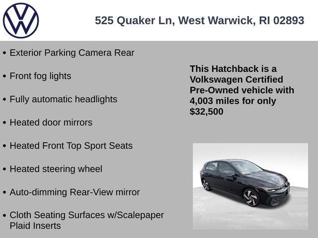 2025 Volkswagen Golf GTI 2.0T S