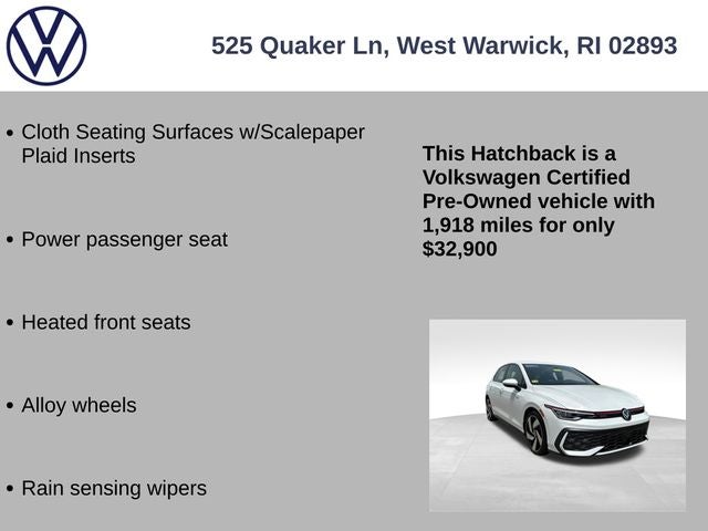 2025 Volkswagen Golf GTI 2.0T S