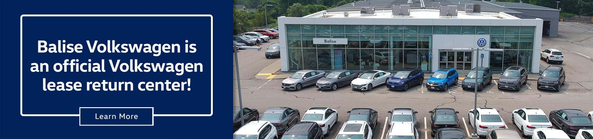 Lease return at Balise Volkswagen in West Warwick RI