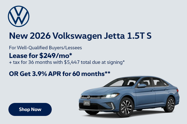 New 2026 Volkswagen Jetta 1.5T S