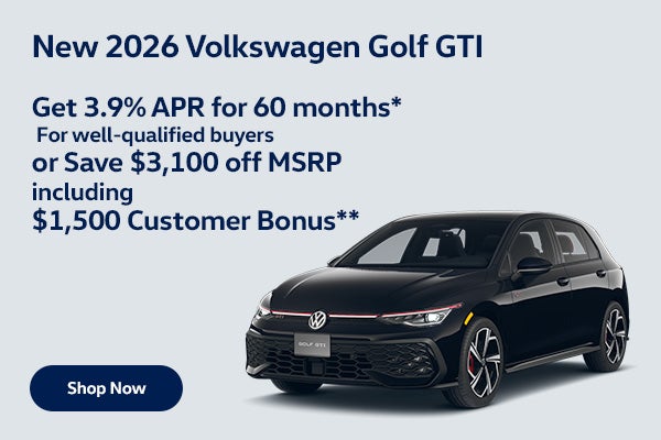 New 2026 Volkswagen Golf GTI