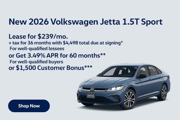 New 2026 Volkswagen Jetta 1.5T Sport